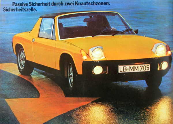 Porsche 914 Modelprogram 1969 Carbrochure (10069)